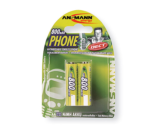 BATERII, ACUMULATOARE, INCARCATOARE ANSMANN - ACUMULATOR R6 DECT ambalati cate 2